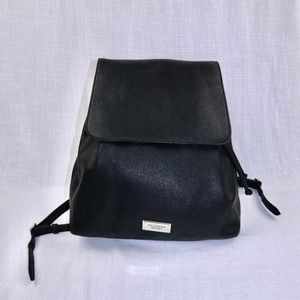 Victorias Secret Black Pleather Book Bag